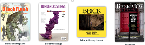 Four of the 60 popular Canadian magazines showcased