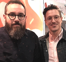 Martin Brault (L) and Frederic Gauthier