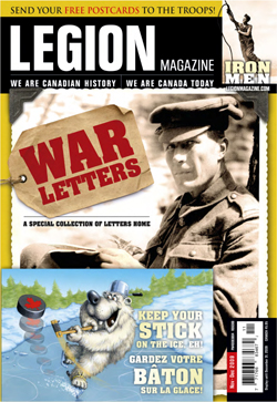 The Nov/Dec newsstand cover of Legion Magazine