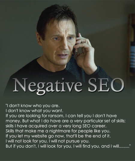 Here is a funny Negative SEO movie satire on how to survive a hacker attack. Hopefully, it will scare off spammers. (Via http://www.siliconbeachtraining.co.uk)